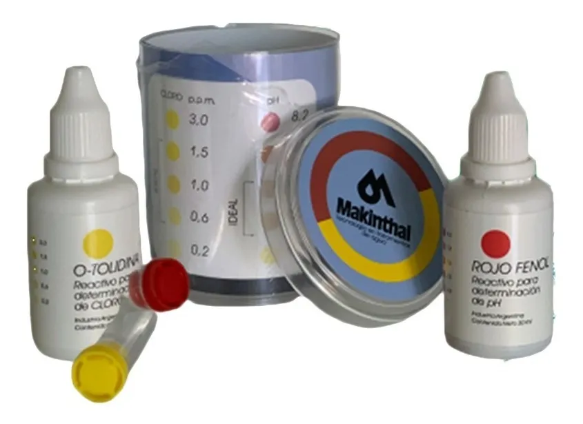 Test kit de cloro y pH