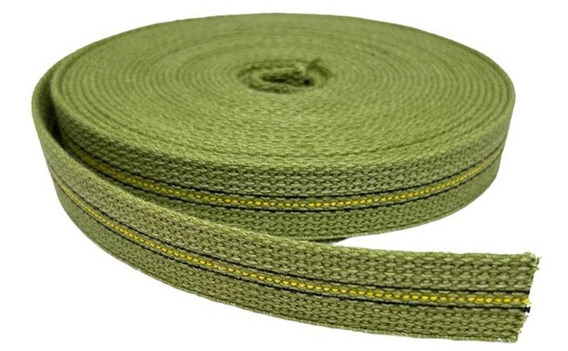 Cinta persiana verde reforzada X 100Mts