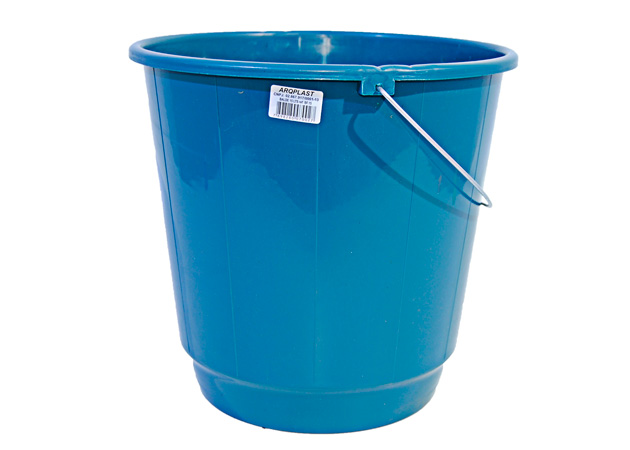 Balde Plastico manija metalica 11lts